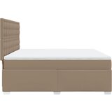  box spring s madracem cappuccino 200x200cm umjetna koža | shoptok.hr
