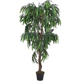 vidaXL Umjetno stablo manga 450 listova 120 cm zeleno | shoptok.hr