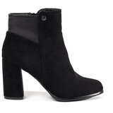 GOODIN Suede ankle boots on a heel black | Shoptok.si