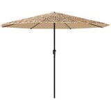  Vrtni suncobran s čeličnom šipkom smeđi 324x324x247 cm | shoptok.hr