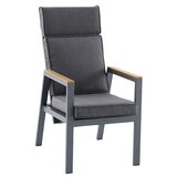 SUNFUN Maja Sklopiva stolica s pozicijama Deluxe (D x Š x V: 78 x 60 x 105 cm, Antracit, Aluminij, tekstil, S podesivim naslonom za leđa) | shoptok.hr