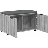  Klupa za hodnik s jastukom Sivi Sonoma 80 x 38 x 46 cm | Eponuda.ba