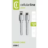 Cellular Line Kabel Data USB-C na USB-C 120 cm, (57190494)