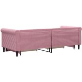  Dnevni krevet na razvlačenje ružičasti 80 x 200 cm baršunasti | shoptok.hr
