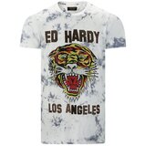 Ed Hardy Majice s kratkimi rokavi - Los tigre t-shirt white Bela Cene