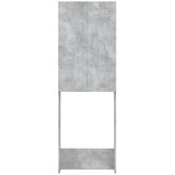 Ormarić za perilicu rublja siva boja betona 64 x 25,5 x 190 cm | shoptok.hr