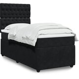  Box spring krevet s madracem crni 90x200 cm baršunasti | shoptok.hr