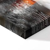  Slika - Reflection of Colors (1-part) - Sunset in Painted Abstract Background 80x120 | shoptok.hr