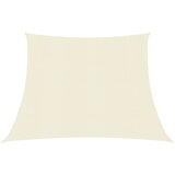 vidaXL Jedro za zaštitu od sunca 160 g/m² krem 3/4 x 3 m HDPE | shoptok.hr