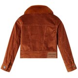  Dječja jakna od samta boje konjaka 128 | shoptok.hr