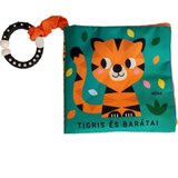 Móra Tigar i prijatelji šuškava tekstilna knjiga s grizalom | shoptok.hr