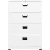 Furnova Arhivska omarica bela 90x46x134 cm jeklo, (21919654) | Shoptok.si