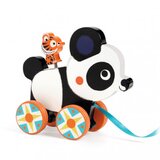 Djeco Lesena vlečna igračka – panda s tigrom | Shoptok.si