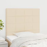 vidaXL Posteljno vzglavje 2 kosa krem 90x5x78/88 cm blago Cene
