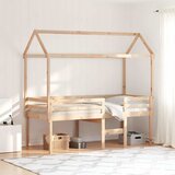  Visoki krevet s krovom 80 x 200 cm od masivne borovine | shoptok.hr