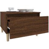  Stranska mizica 2 kosa rjav hrast 50x46x35cm inženirski les, (20712551) | Shoptok.si
