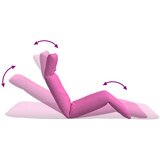  Zložljiv ležalnik roza 175x54x8,5 cm oksfordsko blago, (5000296556) | Shoptok.si