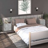  Stenska nočna omarica betonsko siva, (20730137) | Shoptok.si