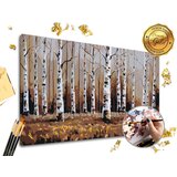  Slikanje po &scaron;tevilkah PREMIUM GOLD - Brezov gozd (set za) cene