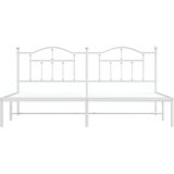 Metalni okvir za krevet s uzglavljem bijeli 193x203 cm | Eponuda.ba