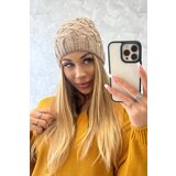 Kesi Cap with fleece Agnieszka K239 light beige | shoptok.hr