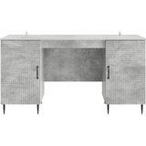  Stol Betonska siva 142,5 x 50 x 75 cm Konstruirano drvo | shoptok.hr