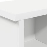  Vješalica za kapute na zidu s policom Bijelo 75 x 16 x 26 cm | shoptok.hr