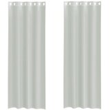 Voile zavjese s ušicama 2 kom svijetlosive 140x260 cm | shoptok.hr