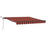  Tkanina za tende narančasta i smeđa 300 x 250 cm Poliester | Eponuda.ba