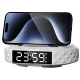  Immax 08983L - Budilnik sa LCD displejom i bežičnim Qi punjačem 27W/9V bela | Eponuda.com