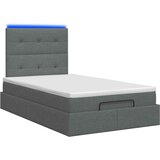  Krevet od pjene s madracem i LED-om Tamnosiva 120 x 200 cm | shoptok.hr