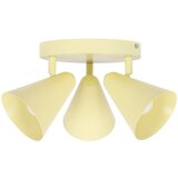 Candellux Lighting rumena stropna svetilka s kovinskim senčilom 34x34 cm amor | Shoptok.si