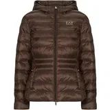 TRAIN CORE LADY W ECO DOWN JACKET HO MEDIUM PADDED - TRAIN CORE Smeđa