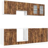  8-dijelni set kuhinjskih ormarića Kalmar konstruiranog drva | shoptok.hr