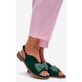 S. BARSKI Womens Sandals With Bow On Flat Heel S.Barski | Shoptok.si