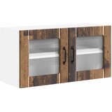  Zidni stakleni ormarić LUCCA Staro drvo 80 x 31 x 40 cm | Eponuda.com