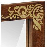  Zrcalo za kupaonicu s ogledalom Medeno smeđa 70 x 50 x 2,5 cm | shoptok.hr