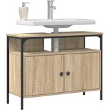  Kupaonski ormarić za sudoper s pohranom Smeđa 80 x 30 x 60 cm | shoptok.hr