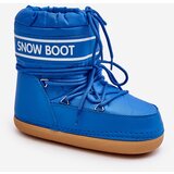Kesi Women's Blue Snow Boots with Soia Ties | shoptok.hr