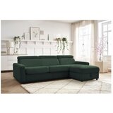 Bobochic Paris temno zelena raztegljiva kotna sedežna garnitura (s kotom po izbiri) monaco | Shoptok.si