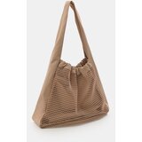 Sinsay Mrežasta shopper torba s vezicom | shoptok.hr