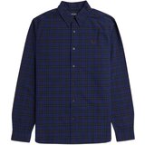 Fred Perry Srajce z dolgimi rokavi Fp Tartan Oxford Shirt Modra Cene