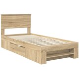  Krevetna konstrukcija s uzglavljem Sonoma hrast 100 x 200 m | shoptok.hr