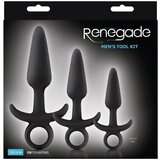 New Sensations Novelties Komplet Analnih Čepov Renegade Men's Tool Kit Black | Shoptok.si