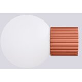 Sollux Stenska svetilka HALO rdeča okra IP44, (5000352048) | Shoptok.si