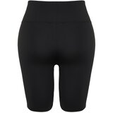 Trendyol Curve Black Biker Gatherer Knitted Leggings | ePonuda.com