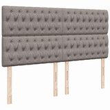  Krevet s oprugama i madracem smeđesivi 200x200 cm od tkanine | shoptok.hr