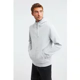 GRIMELANGE Core Comfort Light Gray Sweatshirt