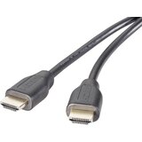 SpeaKa Professional HDMI kabel HDMI-A vtič, HDMI-A vtič 1 m črna SP-9021120 4K UHD, avdio povratni kanal, pozlačeni konektorji HDMI kabel, (20417870) | Shoptok.si