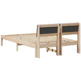  Okvir kreveta Smeđa i taupe 120 x 200 cm Masivna borovina | Eponuda.com